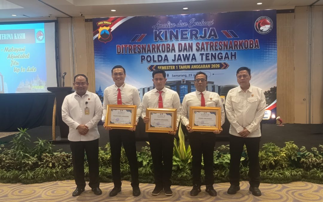Polresta Surakarta Torehkan Prestasi, Satresnarkoba Raih Juara II Ungkap Kasus Semester I 2026