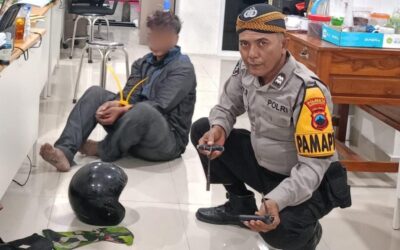 Respons Cepat Polresta Surakarta, Terduga Maling Motor di Kadipiro Ditangkap Usai Dikejar Warga