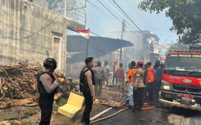 Polresta Surakarta Olah TKP Kebakaran Rumah di Pajang, Kerugian Ditaksir Rp100 Juta