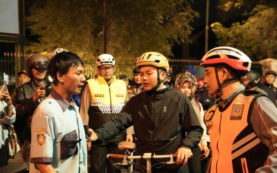 Kapolresta Surakarta Dampingi Wali Kota Solo Pimpin Patroli Gabungan, Parkir yang Ganggu Arus Lalu Lintas Ditertibkan