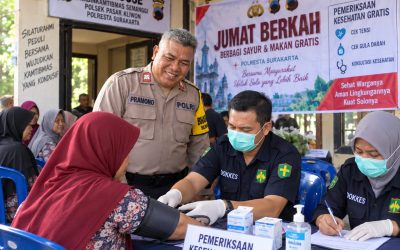 Dari Sayur hingga Cek Kesehatan, Cara Bhabinkamtibmas Semanggi Dekat dengan Warga