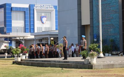Wakapolresta Surakarta Pimpin Apel Jam Pimpinan, Tekankan Disiplin dan Kesehatan Anggota