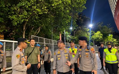 Tak Mau Cuma Terima Laporan, Kapolresta Surakarta Keliling Manahan Kawal Persis Vs RANS